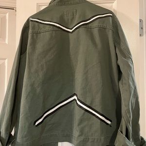 Green universal threads jacket